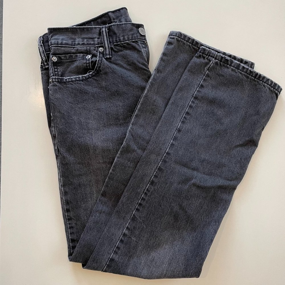 Levi's 514 Black Straight Leg Jeans